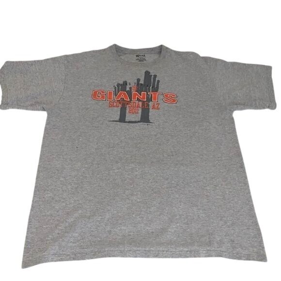 San Francisco Giants Scottsdale AZ 2011 Gray T-Shirt XL Gear For Sports 50/50 Co - Picture 1 of 7